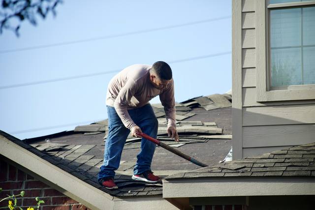 Roof tear-off & repair