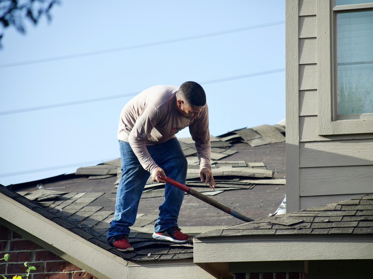 Roof tear-off & repair